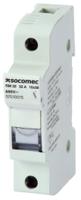 57025003 Socomec 50A Rail Mount Fuse Holder for 14 x 51mm Fuse, 3P, 690V