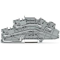2003-6642 WAGO  TOPJOB S Series Grey, 2.5mm², 3-Level, Push In Termination