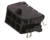 43045-0606 Molex Micro-Fit 3.0 Series Right Angle Surface PCB Header, 6 Contact(s), 3 mm Pitch, 2 Row, Shrouded