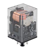 mks2p-230vac Omron Plug In Non-Latching Relay, 230V ac Coil, 10A Switching Current, DPDT