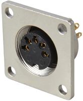 0308-05 Lumberg Circular Connector, 5 Contacts, Panel, M16 Connector, Socket, Female, IP68, 03 Series