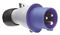 2cma166742r1000-263p6 Amphenol Industrial, Easy & Safe IP44 Blue Cable Mount 2P + E Industrial Power Plug, Rated At 63A, 230 V