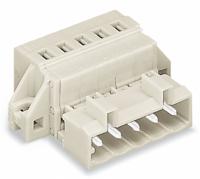 721-603019-000 WAGO 721 Series Male Lighting Connector, 3-Pole, Male, 3-Way, Cable Mount, 12A