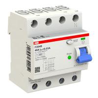 2csf204568r1400 ABB F200 RCCB, 40A, 4 Pole, 30mA, Type B, 230/400V