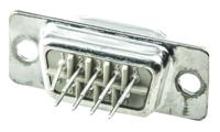 09670094754 HARTING 9 Way Through Hole D-sub Connector Socket, 2.74mm Pitch
