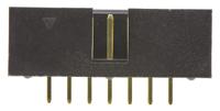t821114a1s100ceu Amphenol Communications Solutions T821 Series Straight Through Hole PCB Header, 14 Contact(s), 2.54 mm Pitch, 2 Row,