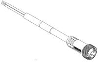 1300060232 Brad from Molex Female 3 way 3 way Free End Sensor Actuator Cable, 3.6 m