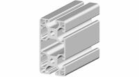 187-3276 RS PRO Silver Aluminium Profile Strut, 40 x 80 mm, 8mm Groove, 3000mm Length