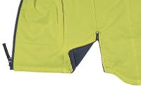 fidjihvjmxg Delta Plus Fluorescent Yellow-Navy Blue Polyurethan-coated Oxford Hi Vis Vest, XL
