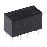 g5v-2-45dc Omron PCB Mount Signal Relay, 4.5V dc Coil, 2A Switching Current, DPDT