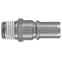 kk3p-02ms SMC Stainless Steel Male Coupler Nipple, 1/4 in Male One Touch Fitting