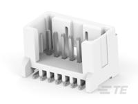 2355091-7 TE Connectivity MICRO CT Series Straight Board PCB Header, 7 Contact(s), 1.2 mm Pitch, 1 Row, Shrouded