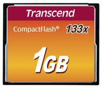 ts1gcf133 Transcend CompactFlash 1 GB MLC Compact Flash Card