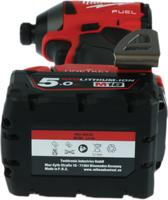 m18oneid2-502x Milwaukee M18ONEID2-502X - Cordless 18V Impact Driver with 1 x 5Ah Batteries