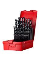 a190-204 Dormer 25-Piece Twist Drill Bit Set for Multi-Material, 13mm Max, 1mm Min, HSS Bits