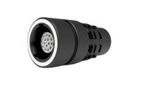 nx-k11yar-p16wcd0-0000 Amphenol NEXUS Technologies Connector, 16 Contacts, Cable, Socket, Female, IP68, IP69K, RANGER Series