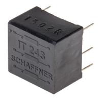 it243 Schaffner Through Hole Pulse Transformer 1:1:1 Turns Ratio, 2.5mH Prim. Inductance