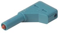 934098102 Hirschmann Test & Measurement Blue Male Banana Plug, 4 mm Connector, Screw Termination, 24A, 1000V ac/dc, Nickel Plating