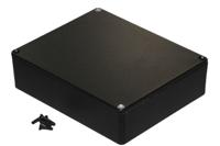 1590xxbk Hammond 1590 Series Die Cast Aluminium Alloy Enclosure, IP54, 145 x 121 x 39mm