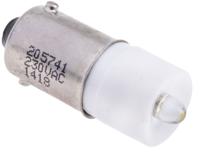 205-741 RS PRO White LED Indicator Lamp, 230V ac, BA9s Base, 10mm Diameter, 410mcd