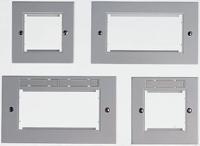 17-0112-02 Molex Premise Networks White 2 Gang Light Switch Cover