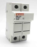fb01b2p Lovato 32A Rail Mount Fuse Holder, 2P, 690V ac