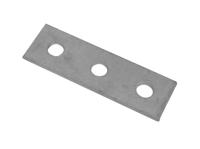 221-6341 Stainless Steel Rectangular Bracket 3 Hole, 40 x 126mm