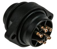932326100-ca-6-gs Hirschmann Circular Connector, 6 Contacts, Flange, 21.8 mm Connector, Plug, Male, IP67, CA Series