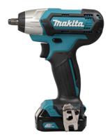 tw140dwae Makita 3/8 in 12V, 2Ah Cordless Impact Wrench, UK Plug