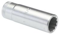 02420032 STAHLWILLE 3/8 in Drive 1/2in Deep Socket, 12 point, 54 mm Overall Length