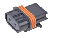 12066681 Delphi, Metri-Pack 630 Automotive Connector Socket Black, Grey Cable Mount 2 Way, Crimp Termination