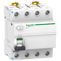 a9r15463 Schneider Electric iID RCCB, 63A, 4 Pole, 300mA, Type AC, 415V ac