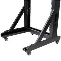 2postrack42 StarTech.com Black 42U Steel Server Rack , with 2-Post Frame