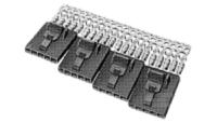 5-103956-2 TE Connectivity AMPMODU MTE Series Right Angle Board PCB Header, 3 Contact(s), 2.54 mm Pitch, 1 Row, Shrouded