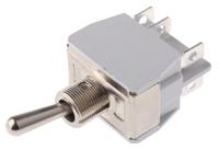 646h2k APEM Toggle Switch, Panel Mount, On-On, DPST, Solder Lug Terminal, 250V ac