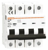 p1mb4pd20 Lovato ModuLo P1MB MCB, 4P, 20A Curve D, 230V AC, 10 kA Breaking Capacity