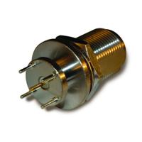 172243 Amphenol RF, Jack Bulkhead N Connector, Solder Termination, Straight Body
