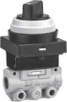 vm130-f01-34ra SMC Push Button (Flush) Pneumatic Relay Pneumatic Manual Control Valve VM100 Series, G 1/8, 1/8in, III B