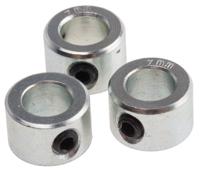 823-6948 RS PRO Shaft Collar, One Piece, Set Screw, Bore 7mm, OD 12mm, W 8mm, Steel