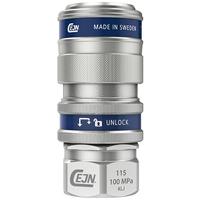 101151401 CEJN Zinc Plated Steel Female Pneumatic Quick Connect Coupling, NPT 1/8 Female Female Thread