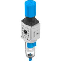 ms6-lfr-12-d6-e-p-m-a8-b Festo MS6 Filter Regulator, 40μm, G 1/2, Manual, 10 bar, MS6-LFR-1/2-D6-E-P-M-A8-B