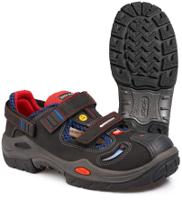 3820r-41 Jalas 3820R Unisex Black, Blue, Red Aluminium Toe Capped Safety Shoes, UK 7, EU 41