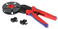 973301 Knipex MultiCrimp® Hand Ratcheting Crimp Tool for With 3 interchangeable dies set, 0.25 → 6mm² Wire