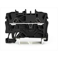 2002-1205 WAGO  TOPJOB S Series Black, 2.5mm², 1-Level, Push-In Cage Clamp Termination, ATEX, EAC Ex, IECEx