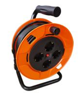 280-5689 RS PRO 25m 4 Socket Type F - German Schuko Cable Reel Open Reel, 250 V, IP20