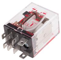 450-0346 RS PRO Plug In Power Relay, 24V ac Coil, 10A Switching Current, DPDT
