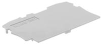 2002-1291 WAGO TOPJOB S, 2002 Series End and Intermediate Plate for Use with 2002 Series Terminal Blocks