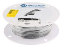 3306-sl005 Alpha Wire Alpha Essentials Communication & Control Control Cable, 6 Cores, 0.09 mm² 28 AWG, Screened, 30 m, Grey
