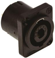 nl4mpxx Neutrik Panel Mount Loudspeaker Connector Plug, 4 Way, 40A, Solder Termination