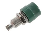 930176104 Hirschmann Test & Measurement Green Female Banana Socket, 4 mm Connector, Solder Termination, 32A, 30 V ac, 60V dc, Tin
